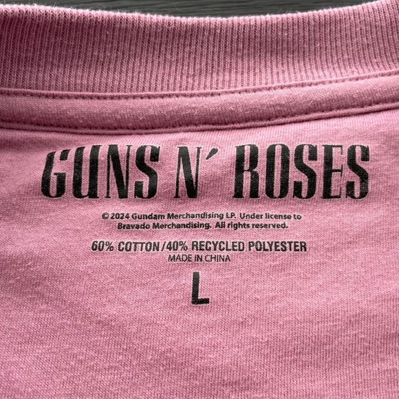 GUNS N’ ROSES Women's Size Large Official Concert Crew Neck Sweatshirt - Picture 3 of 4